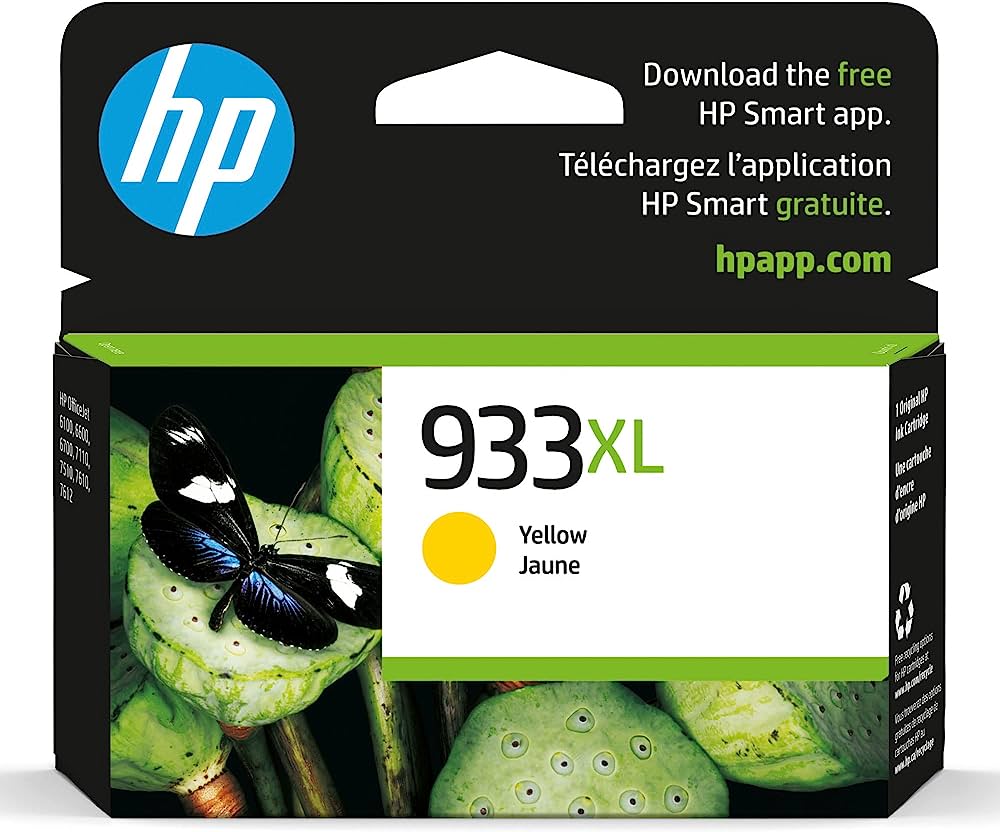 HP 933xl Yellow Ink Cartridge